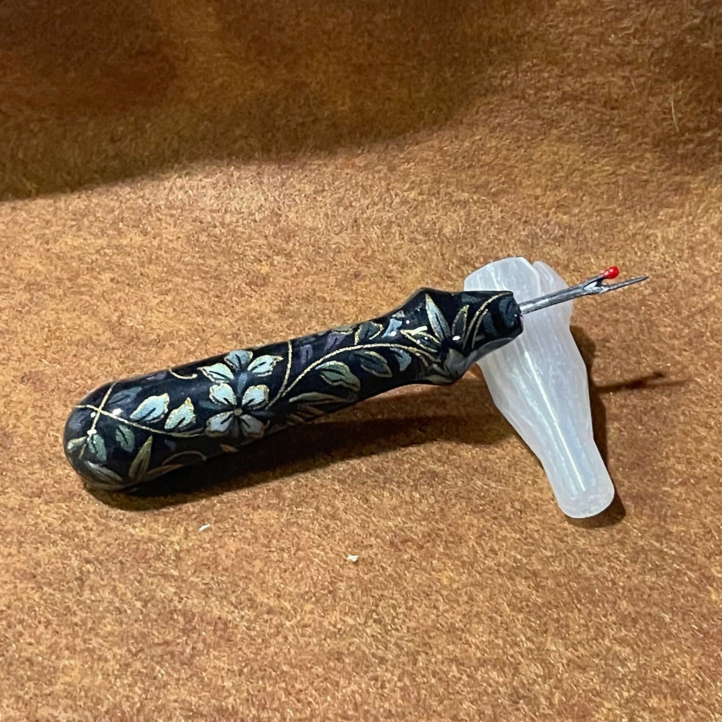 Dark Teal and Gold Seam Ripper