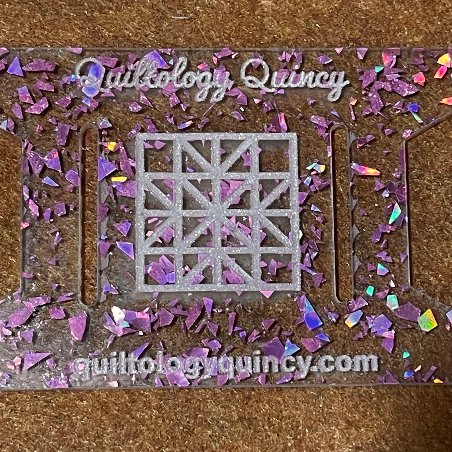 Light Pink Glitter Flake Binding Spool