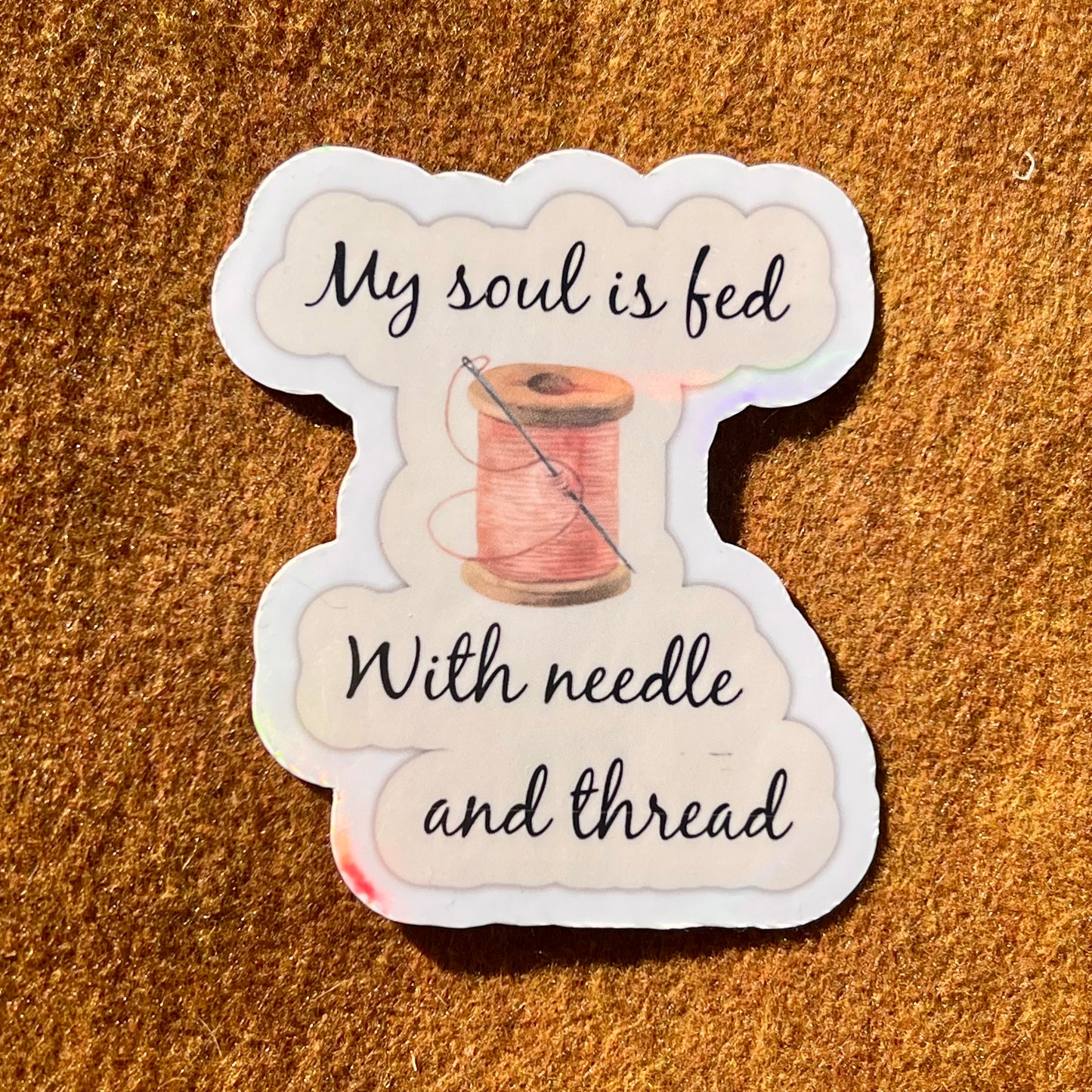 My Soul Is Fed With Needle And Thread
