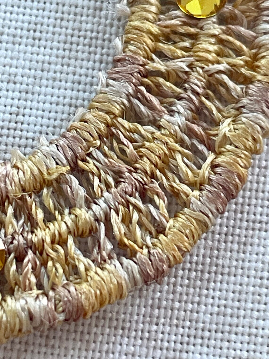 Gold Dangling Hoop Hearings, Circle Dangle Fabric Earrings, Gold Plated Earrings, Lightweight Dangle Earrings, Swarovski Crystal Earrings