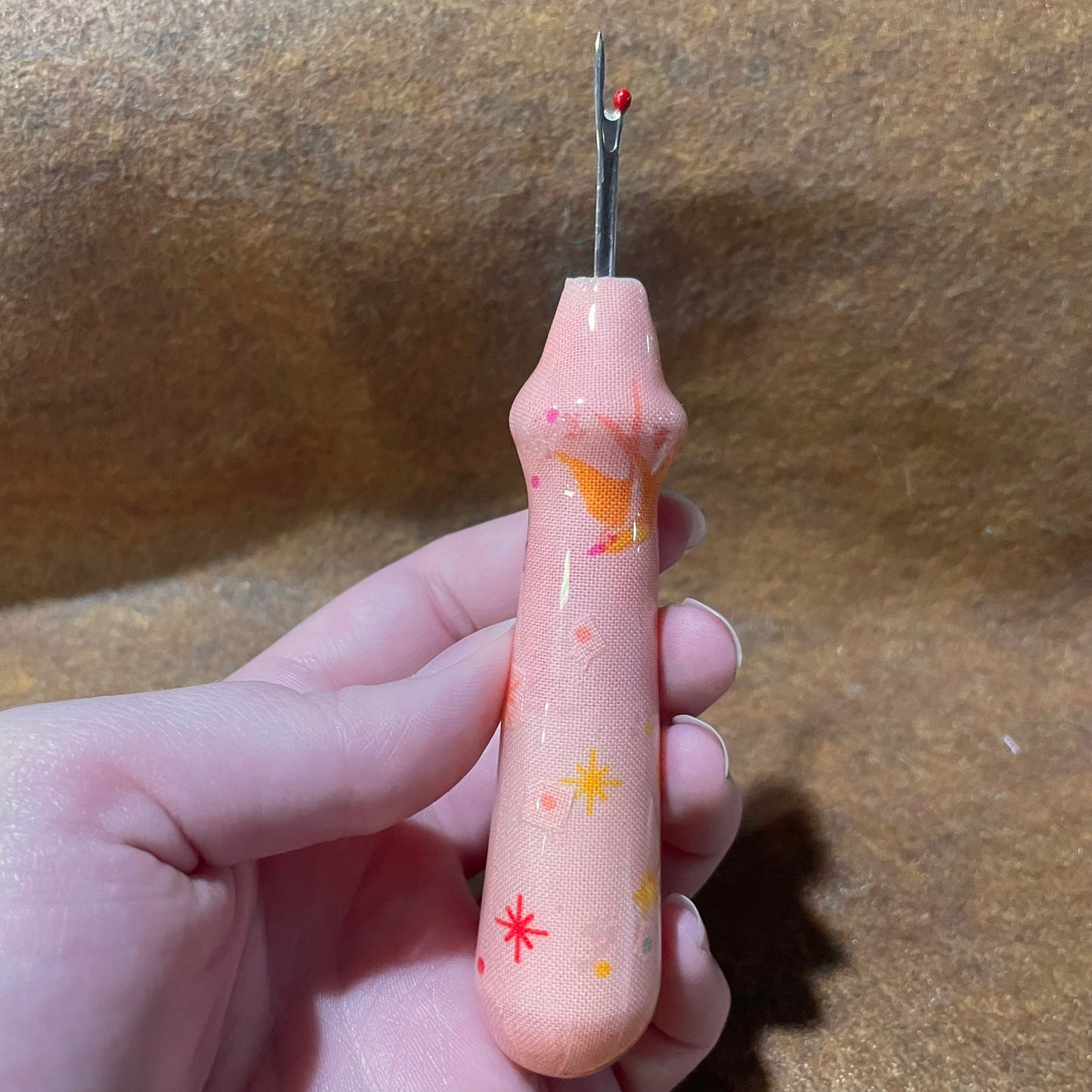 Tula Pink Patchwork Pink Stars Seam Ripper