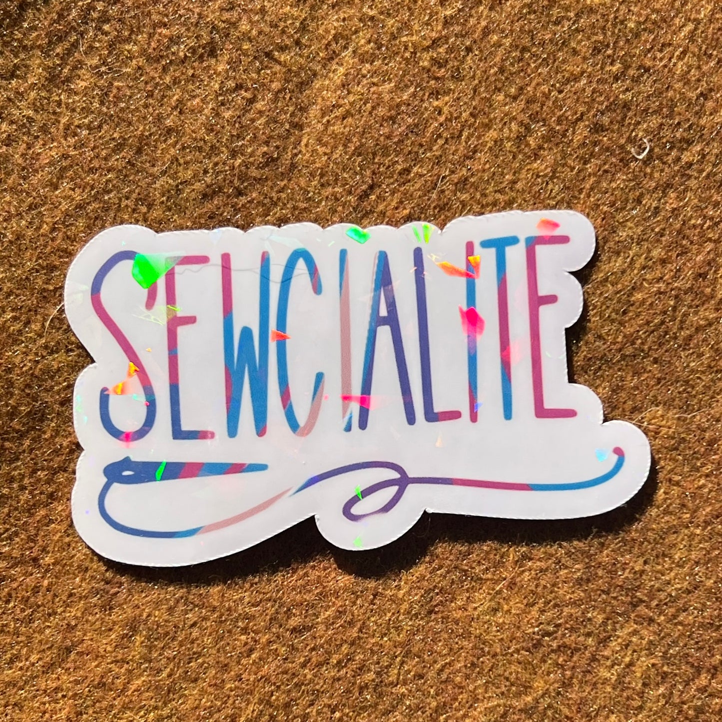 Sewcialite Sticker