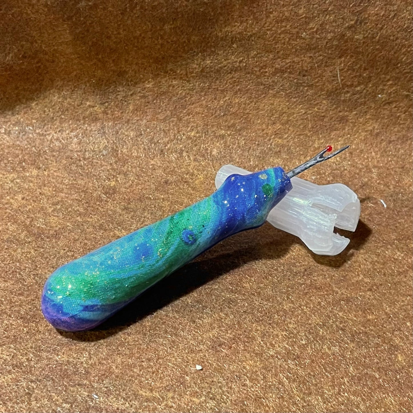Blue and Green Galaxy Seam Ripper