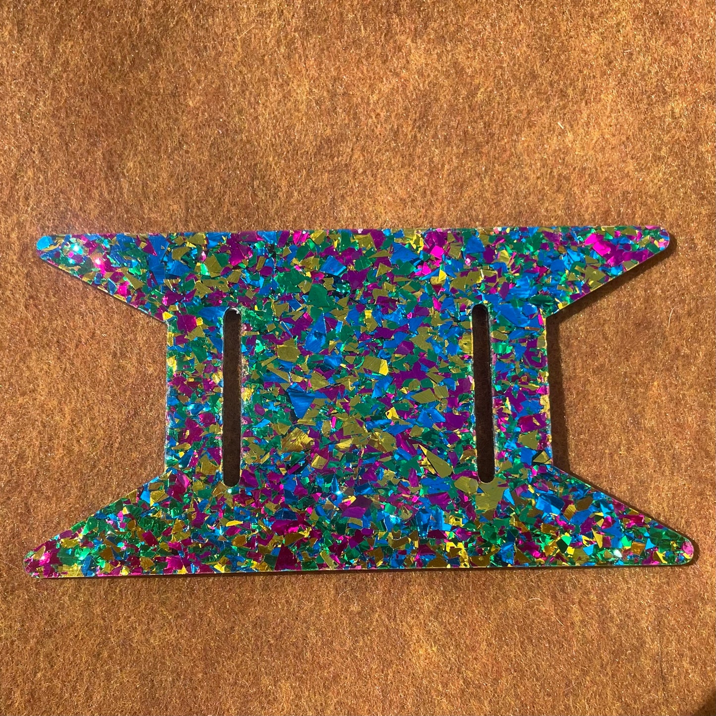 Teal Confetti Binding Spool