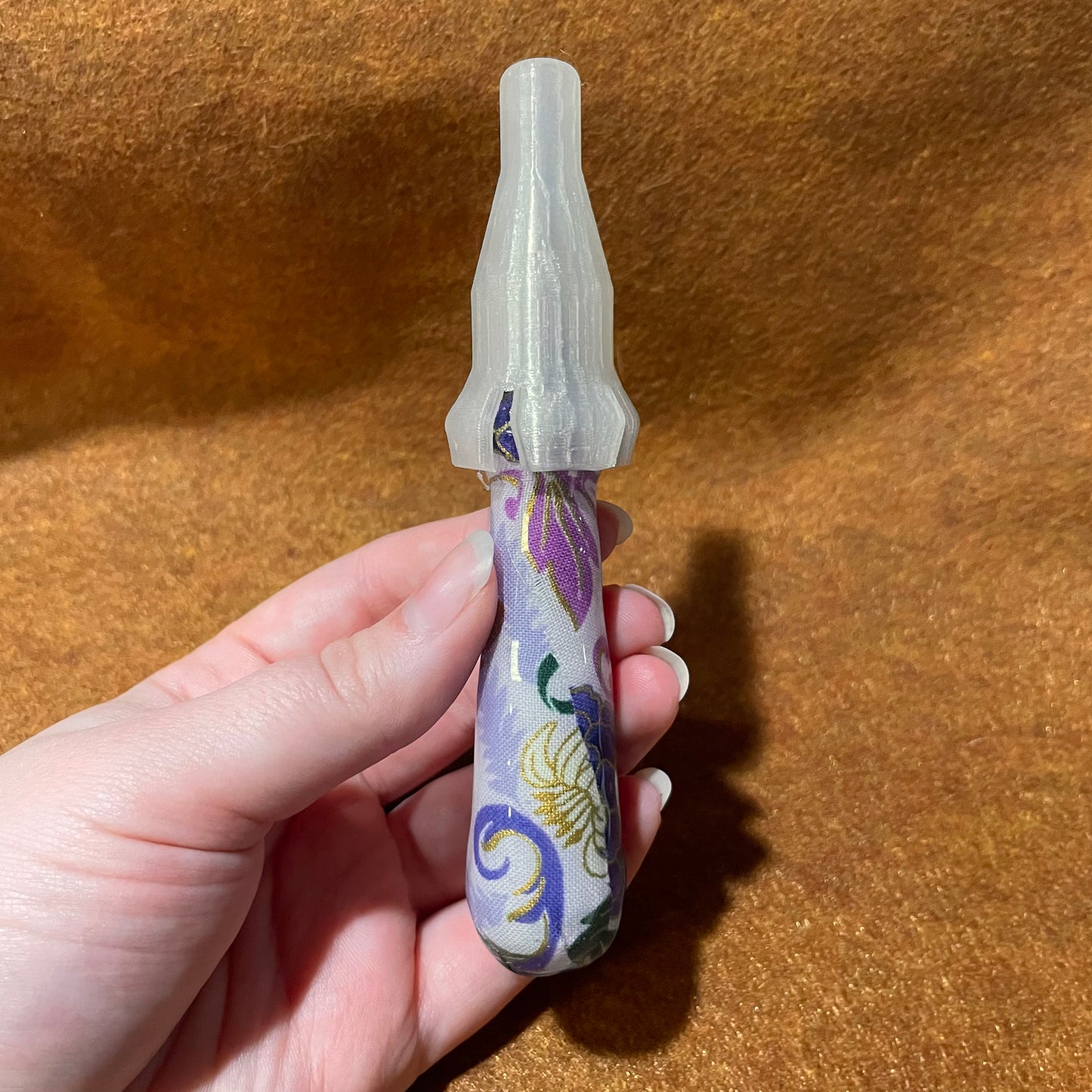 Blue and Purple Floral Seam Ripper