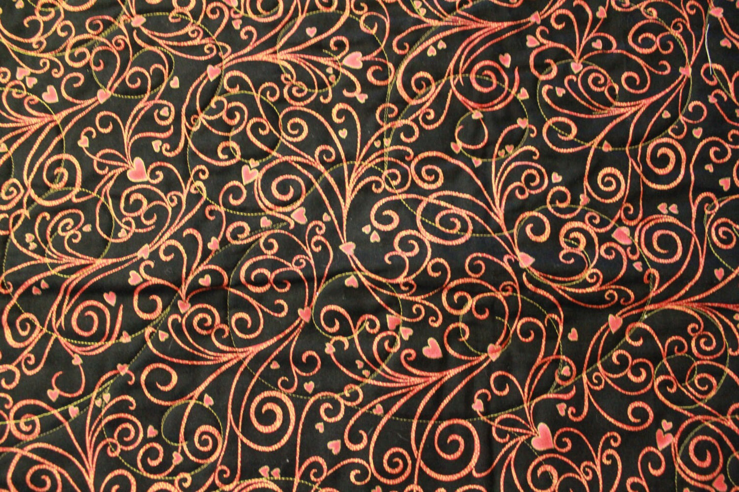 Queen of Hearts Custom Designed Diamonds in Red, White, and Black Quilt FREE SHIPPING!