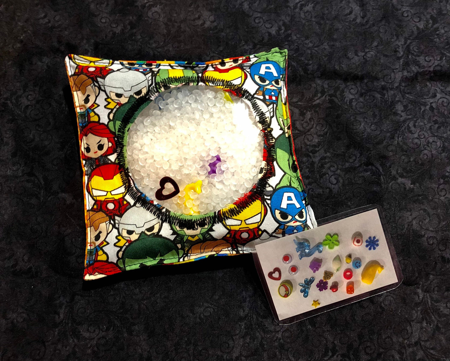 Super Hero I Spy Bag, Cute Heroes Sensory Toy, Colorful Seek and Find Game, Kid's Learning Toy, Educational Kid Gift, Find It Sensory Game