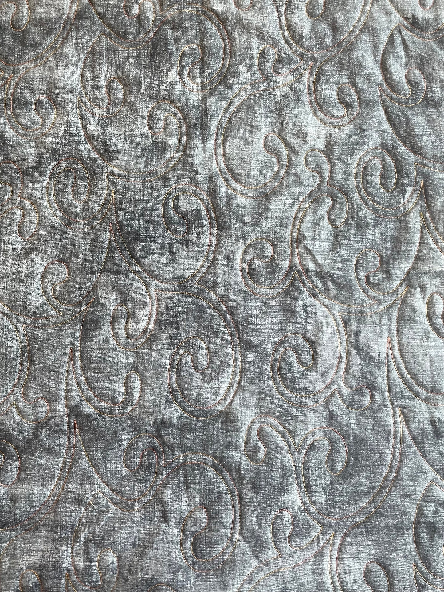 Fall Autumn Table Decor, Orange Gold Green Leaves Fall Decor, Pumpkin Table Runner, Thanksgiving Quilt, Fall Quilted Table Runner, Gold Fall