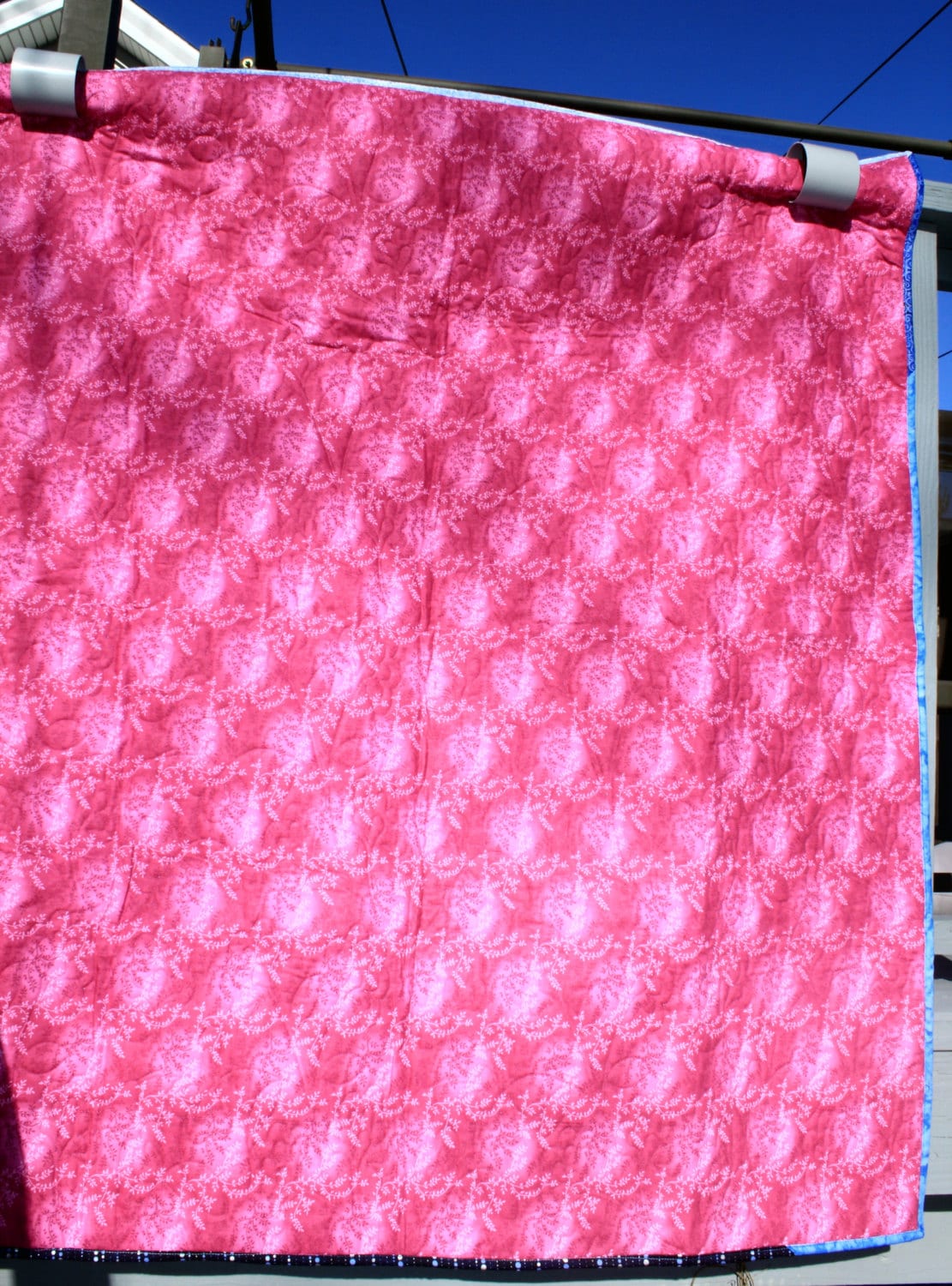 Silver Metallic Purples and Blues Triangle Modern Lap Quilt, Handmade Pieced Purple and Blue Lap Quilt, Small Quilted Blanket, Unique Quilt