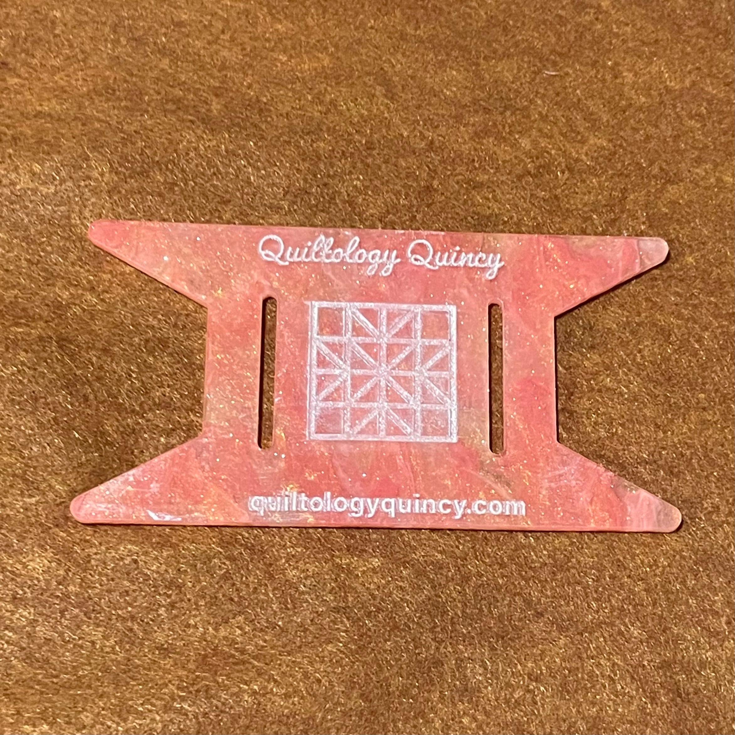 Pink and Gold Swirl Binding Spool – Quiltology