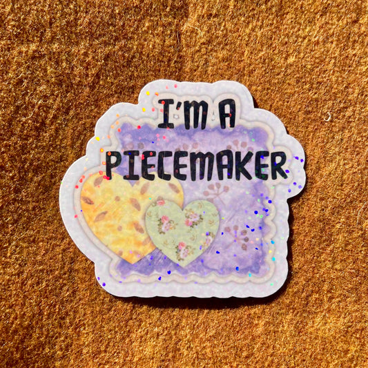I'm A Piecemaker Quilt Block Sticker
