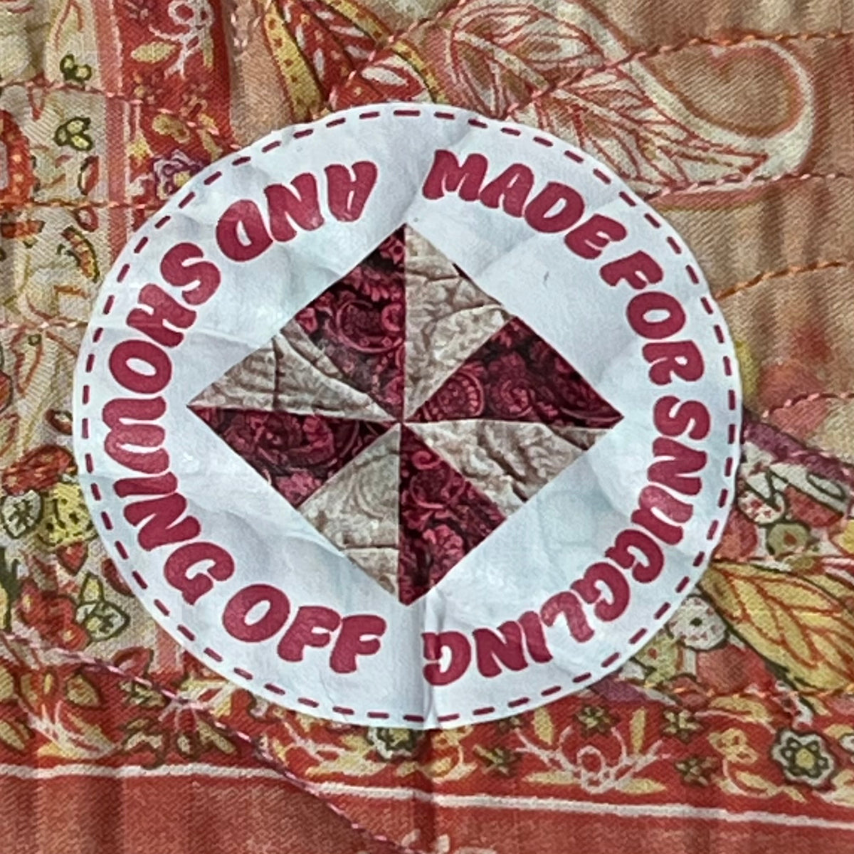 Funny Iron On Quilt Labels Pack 2