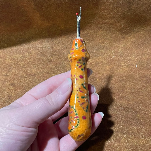 Orange Mandala Seam Ripper