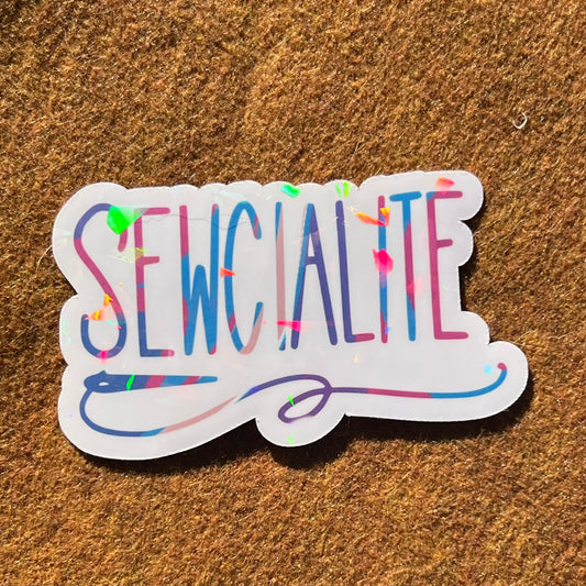 Sewcialite Sticker