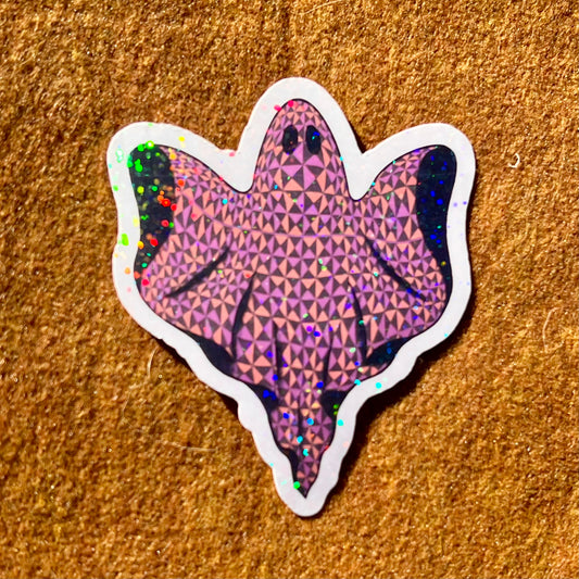 Quilted Ghost Sticker