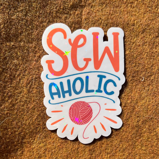 Sew Aholic Sticker