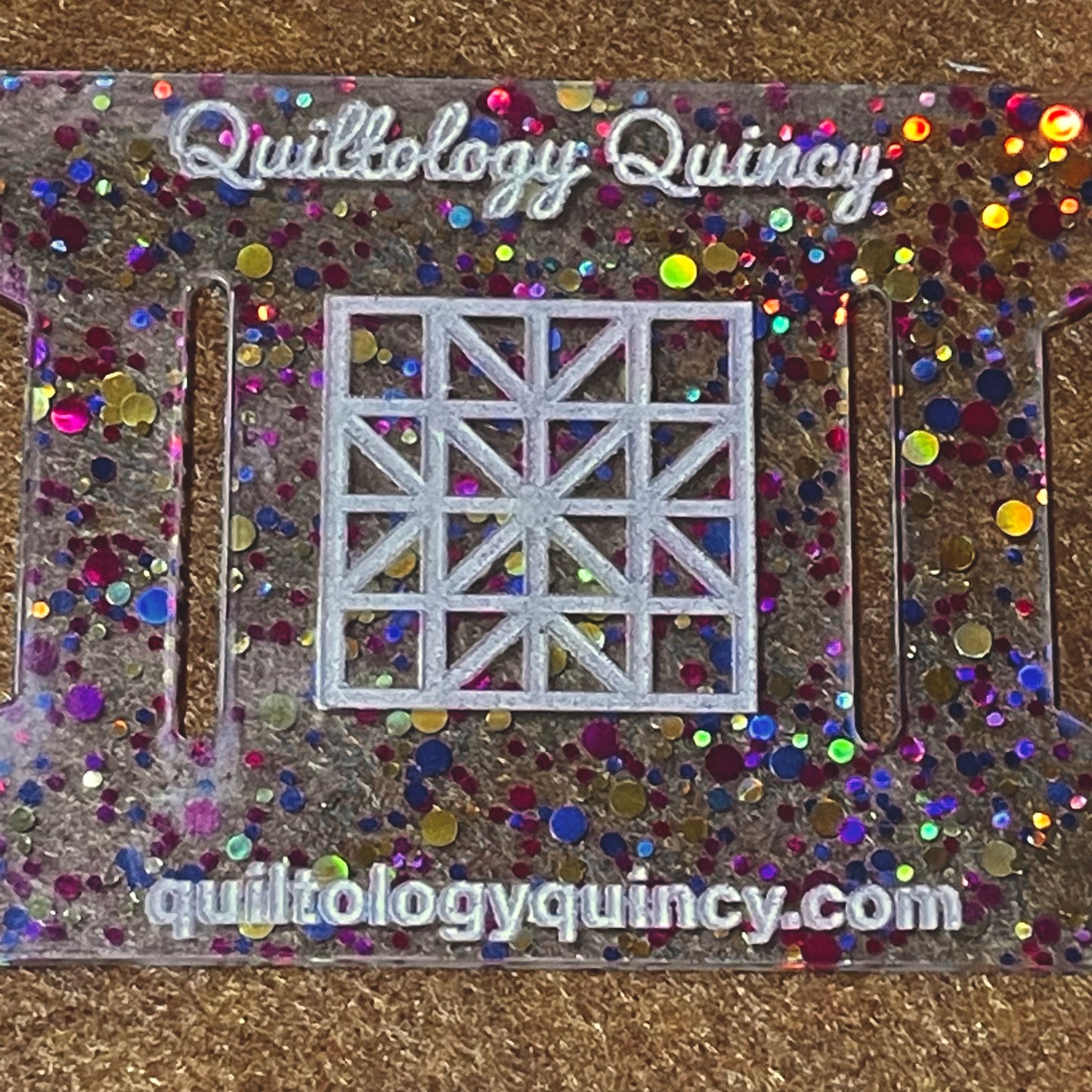Multicolor Chunky Glitter Binding Spool