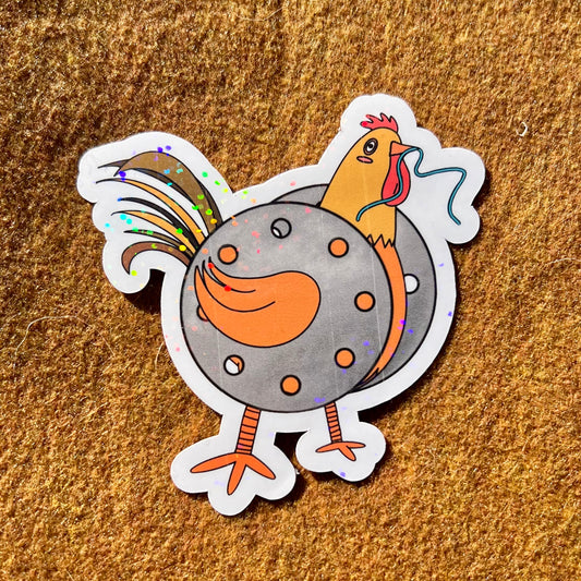 Bobbin Chicken Sticker