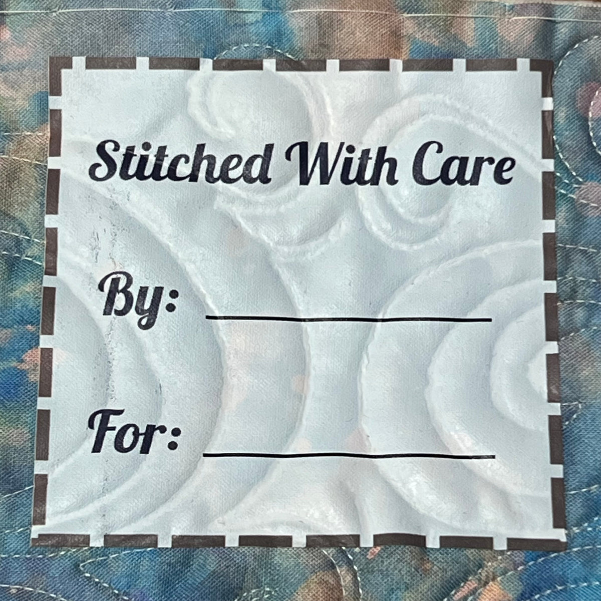 Sign On Quilt Labels