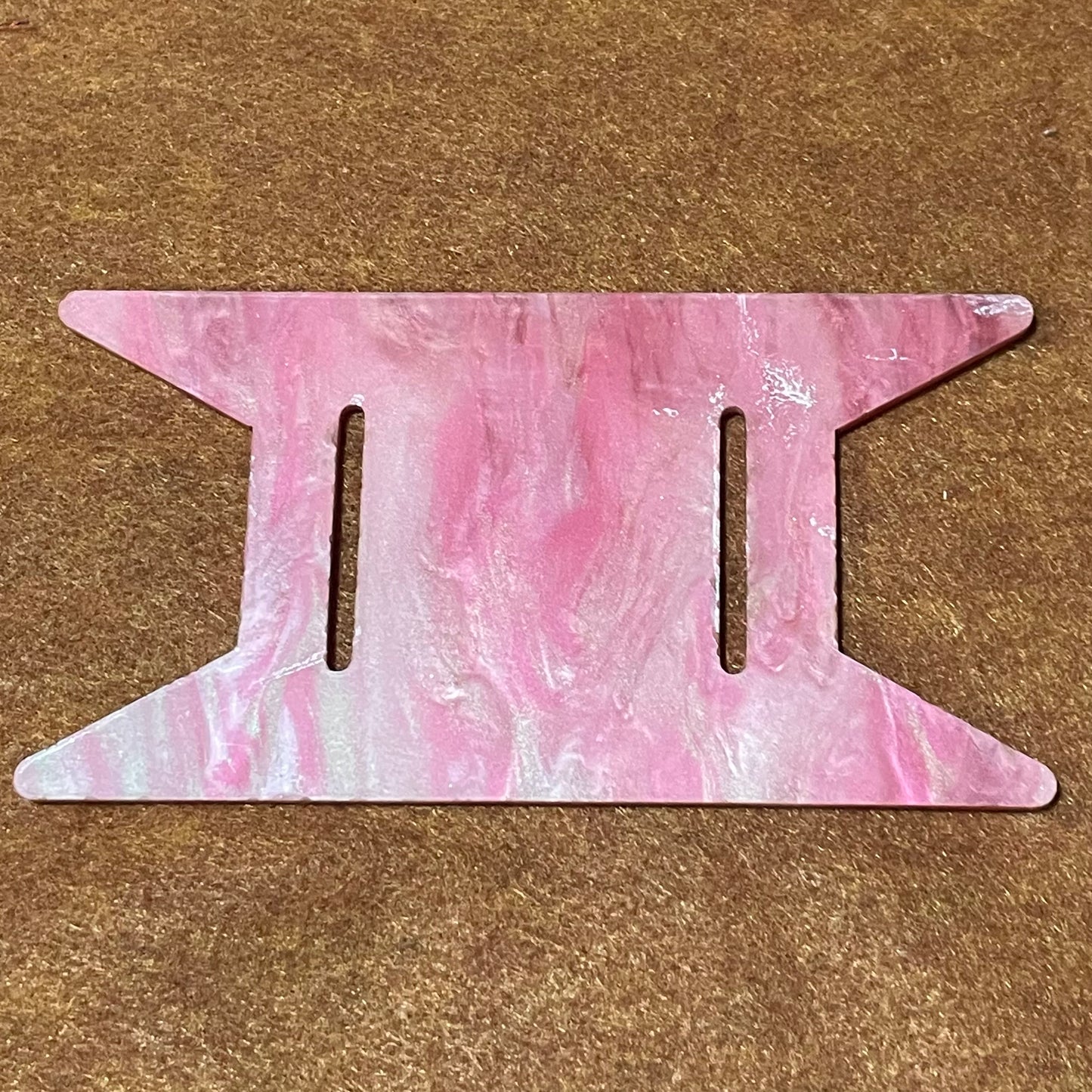 Pink and White Swirl Binding Spool