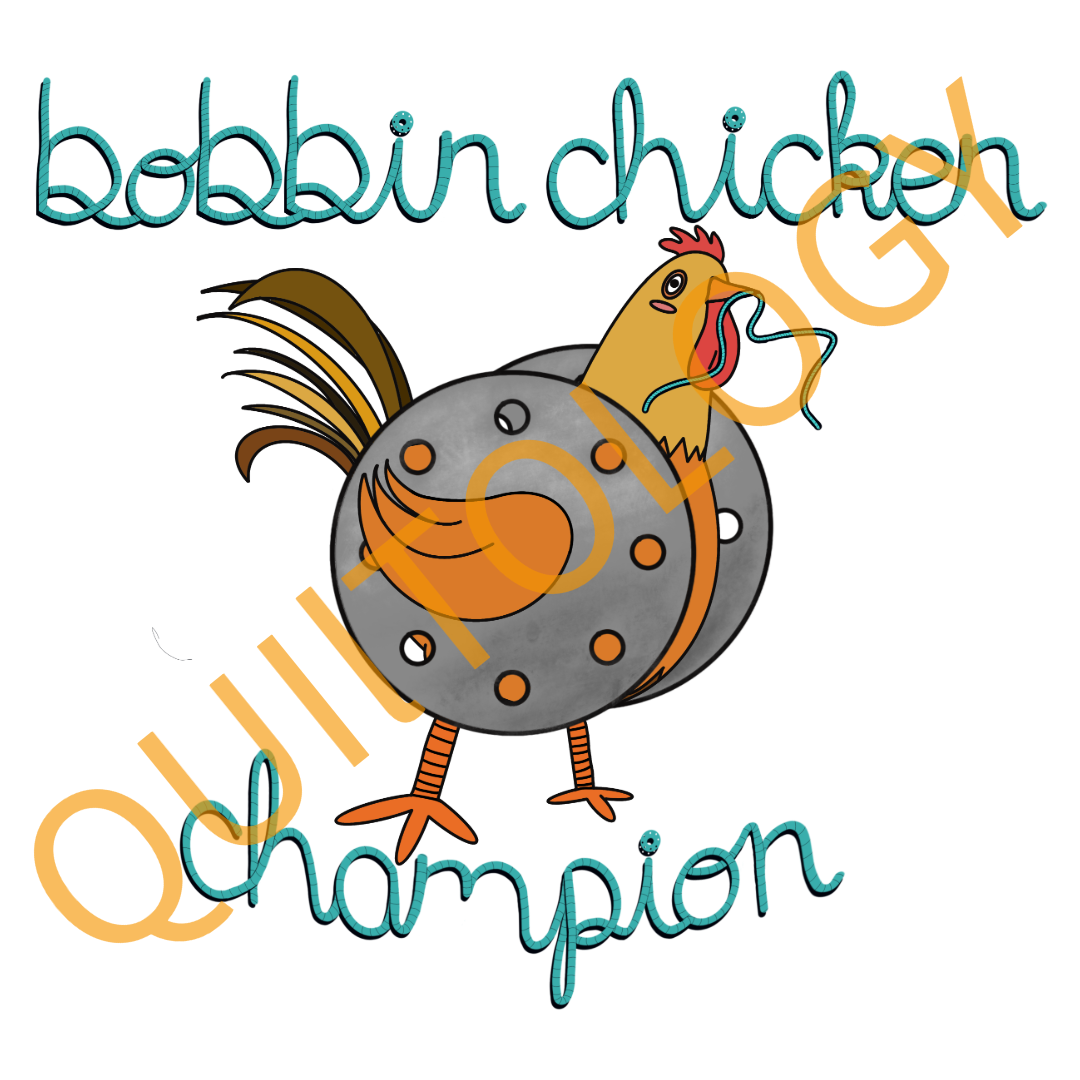 Bobbin Chicken Champion T-Shirt