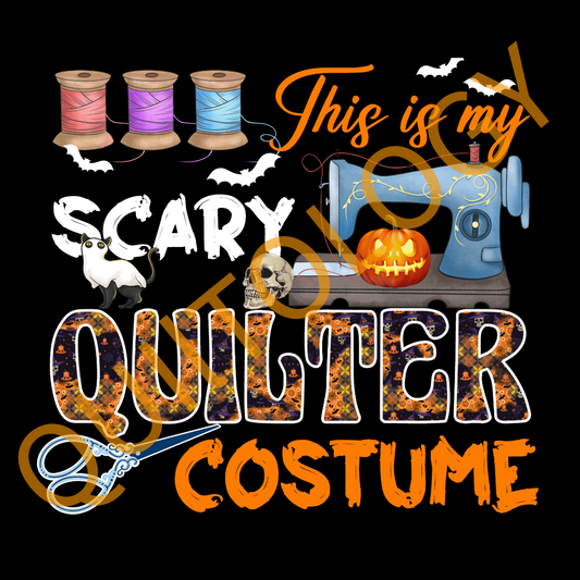 This Is My Scary Quilter Costume T-Shirt