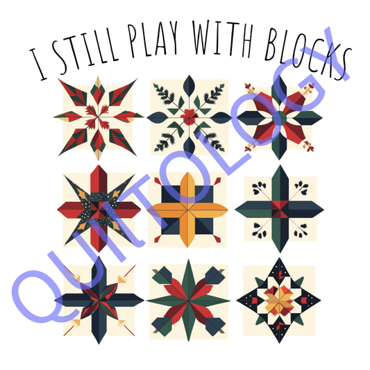 I Still Play with Blocks T-Shirt Version 2