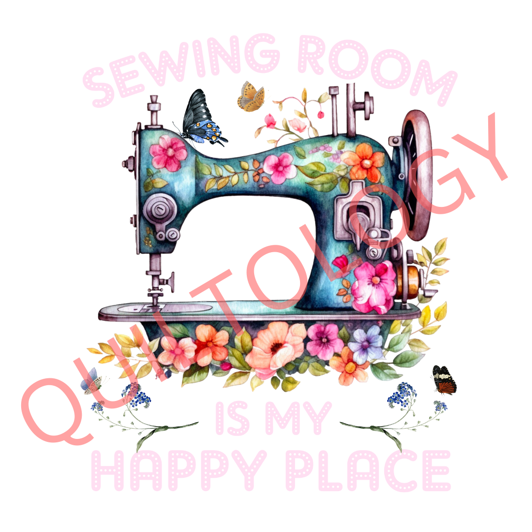 Sewing Room Is My Happy Place T-Shirt