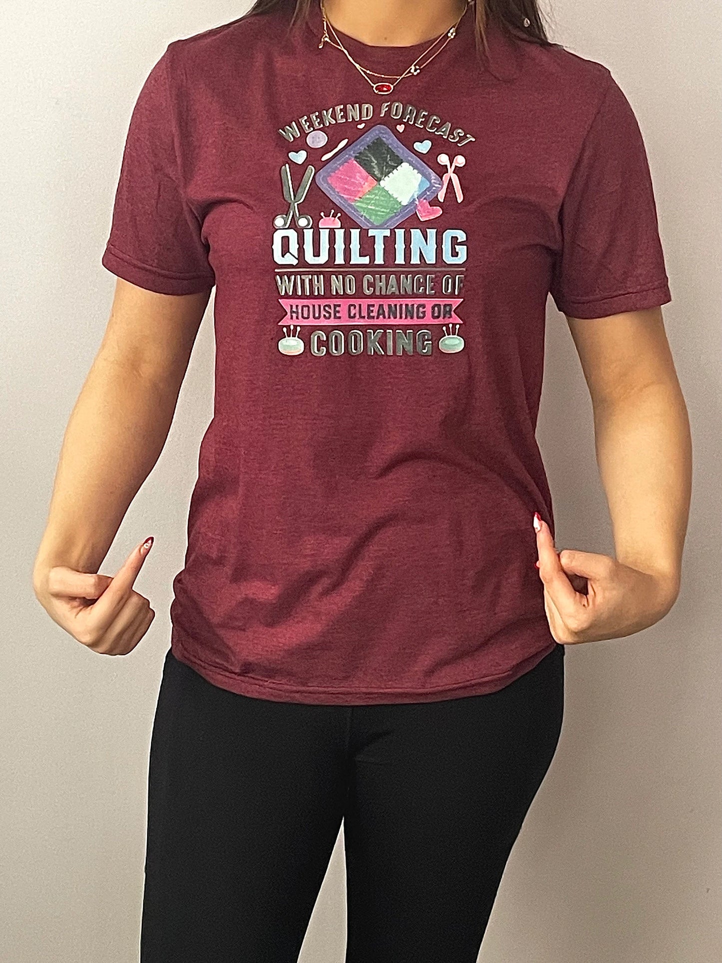 Weekend Forecast Quilting T-Shirt