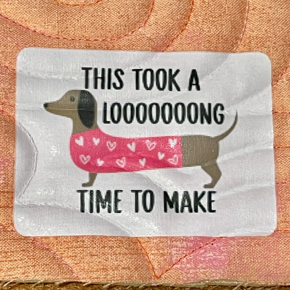 Funny Iron On Quilt Labels Pack 1