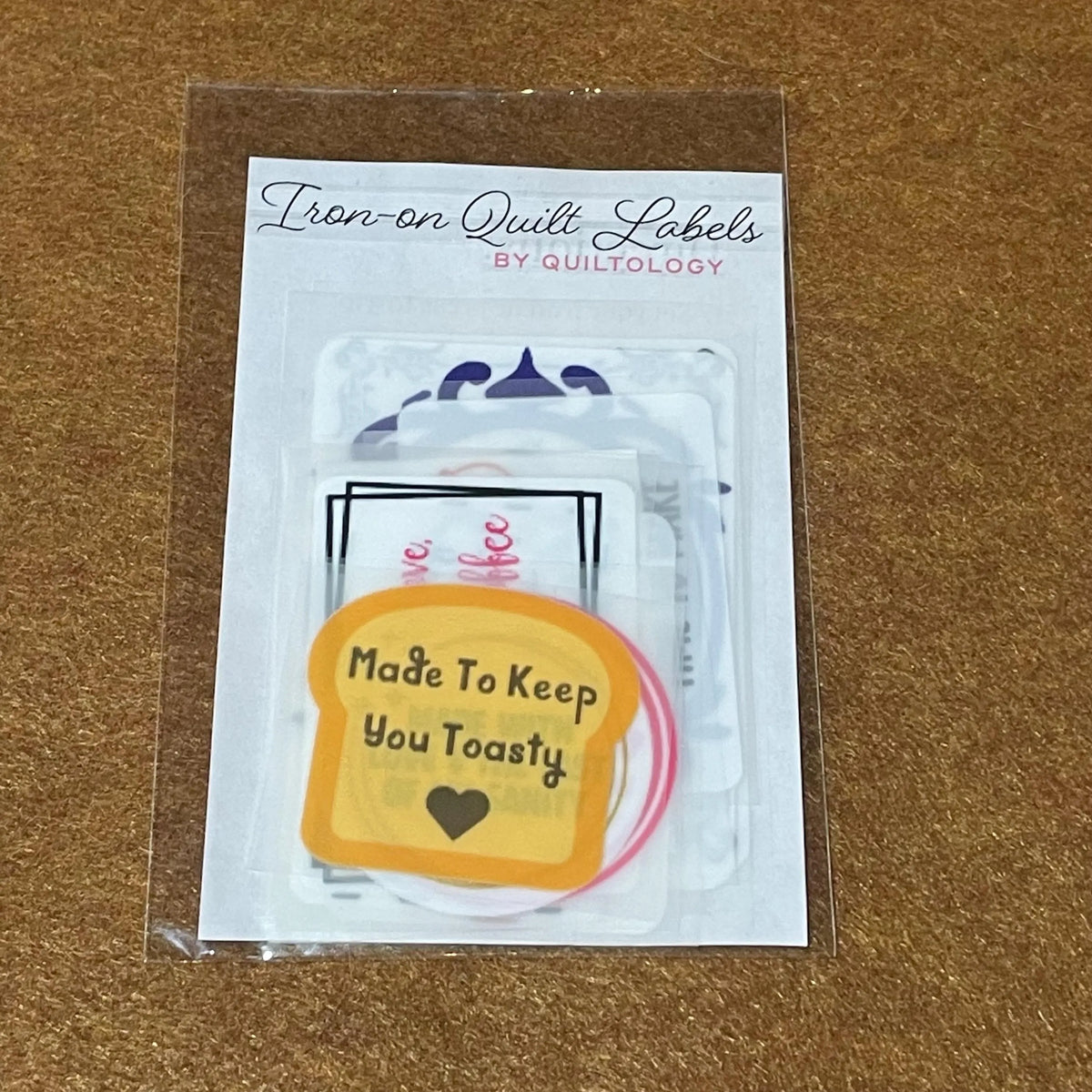 Funny Iron On Quilt Labels Pack 1
